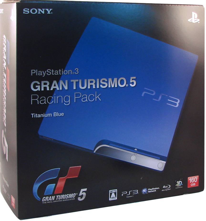 PlayStation3 Slim Console - Gran Turismo 5 Racing 160GB Model) - 110V