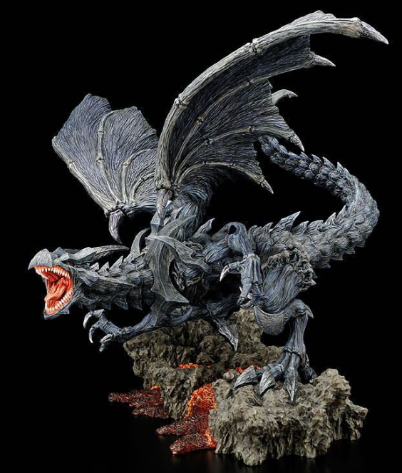 Yu-Gi-Oh! Duel Monsters Artwork Series Pre-Painted Polystone Statue: Red Eyes Black Dragon image 1