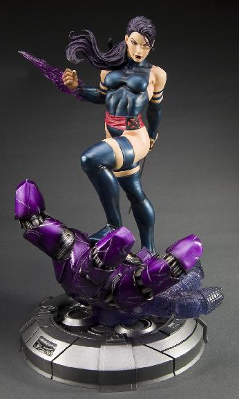 Marvel X-Men 1/6 Scale Pre-Painted Cold Cast Fine Art Statue:  Psylocke Danger Room Sessions image 1