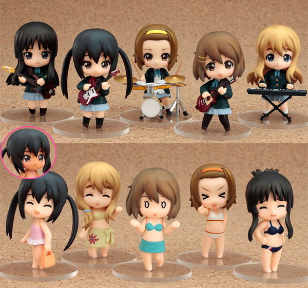 Nendoroid Petite Pre-Painted Trading Figure: K-ON! Season 1 (Re-run) image 3