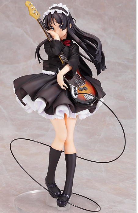 K-ON! 1/7 Scale Pre-Painted PVC Figure: Akiyama Mio (Max Factory Ver.) image 3