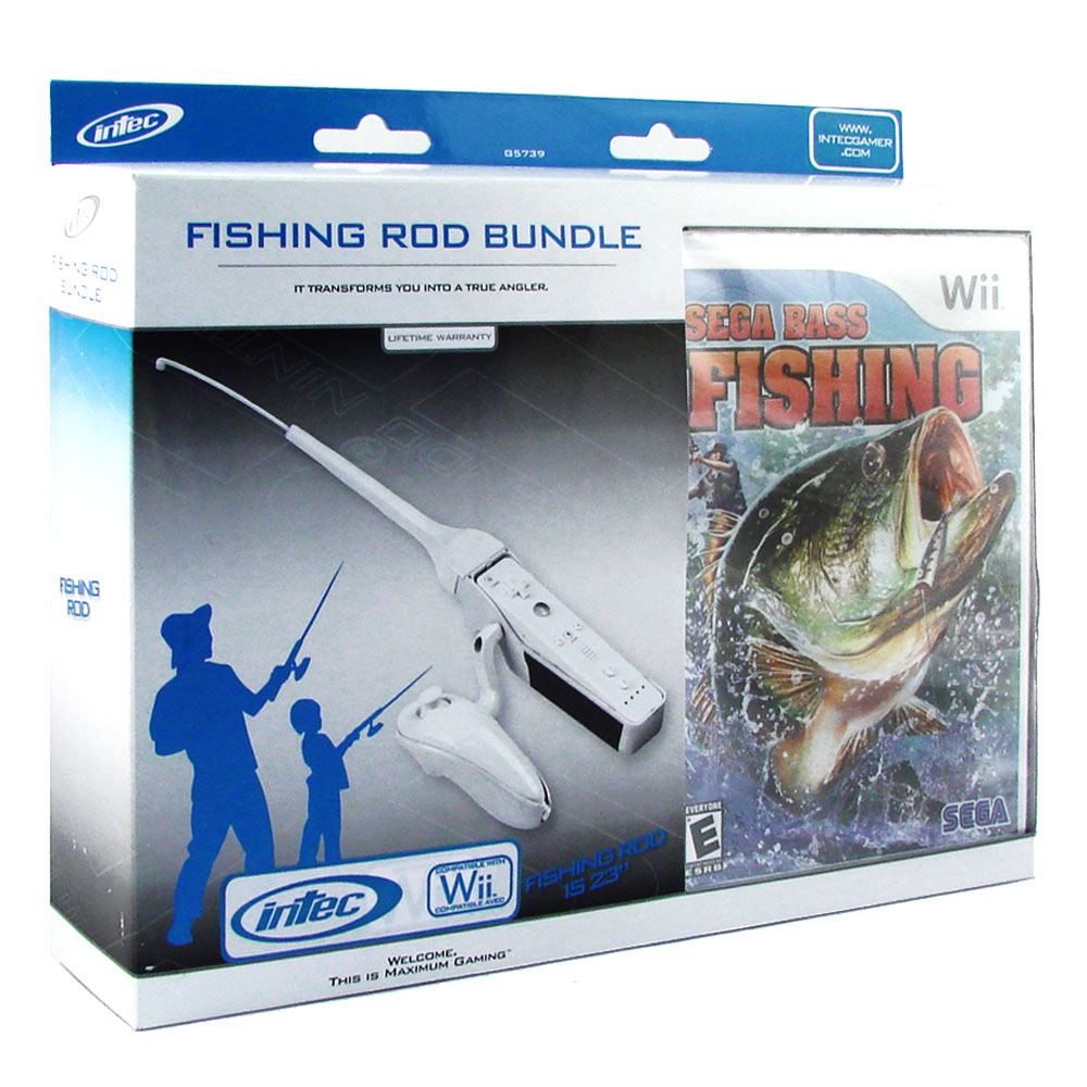 Sega Bass Fishing (Fishing Rod Bundle) for Nintendo Wii - Bitcoin &  Lightning accepted