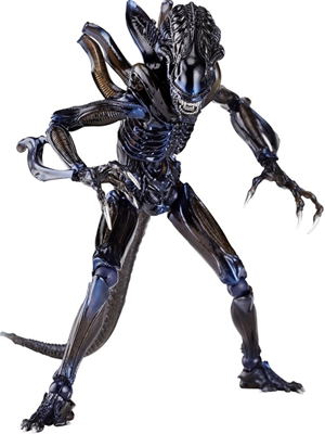 SCI-FI Revoltech Series No.0016 Pre-Painted PVC Figure: Alien Warrior (Re-Run)_