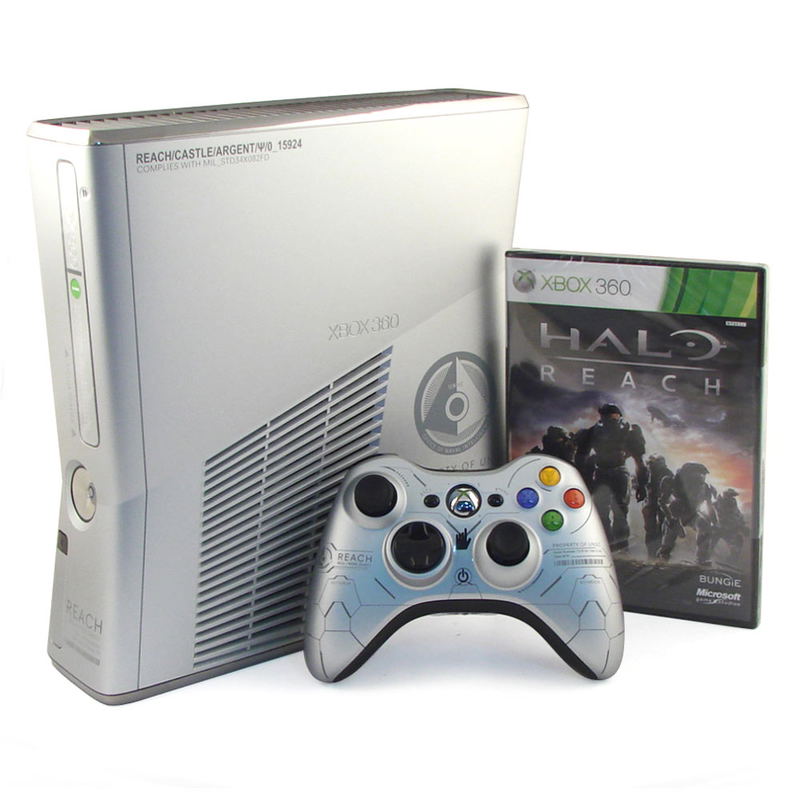 Xbox 360 Elite Slim Console (250GB) Halo Reach Premium Pack image 1