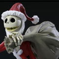 The Nightmare Before Christmas Pre-Painted Desktop PVC Figure: Santa Jack & Zero thumbnail 1