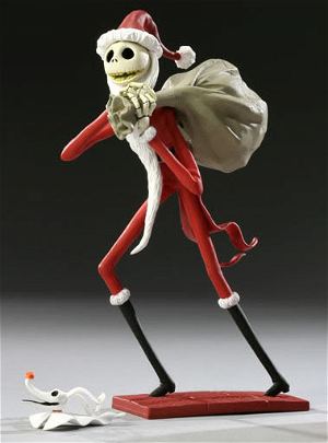 The Nightmare Before Christmas Pre-Painted Desktop PVC Figure: Santa Jack & Zero