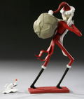 The Nightmare Before Christmas Pre-Painted Desktop PVC Figure: Santa Jack & Zero thumbnail 3
