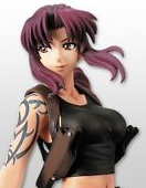 Black Lagoon Non-Scale Pre-Painted PVC Figure: Revy_