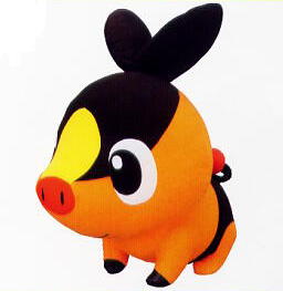 Pokemon Best Wishes Plush Doll: Pokabu (Large Ver.) image 1