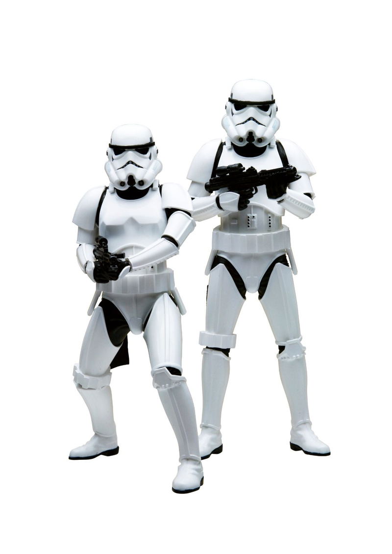 ARTFX+ Star Wars 1/10 Scale Pre-Painted Figures: Stormtrooper Build Pack image 1