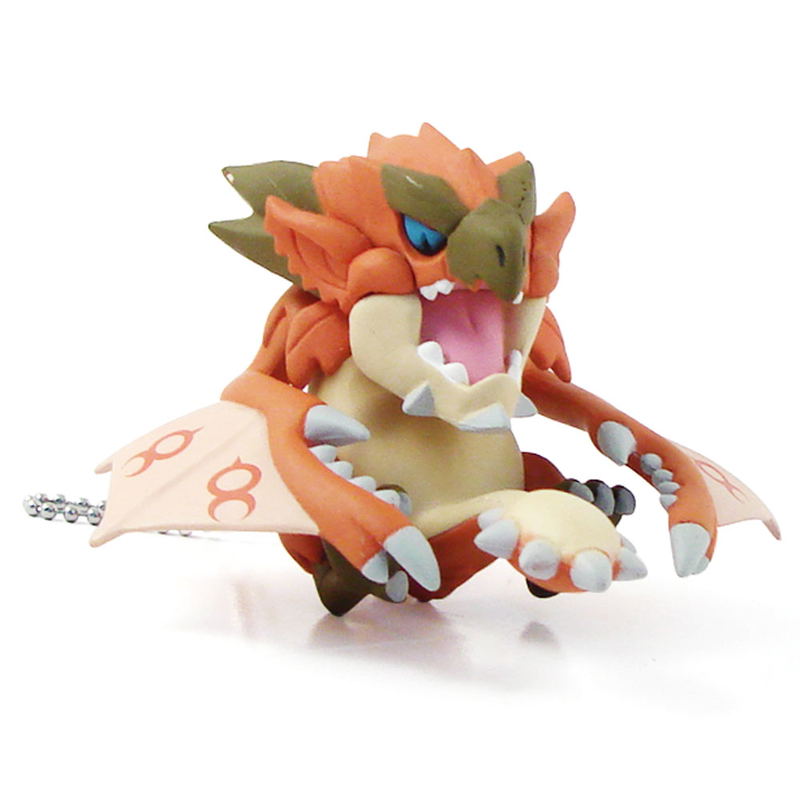 Capcom Monster Hunter Furifuri Mascot Key Chain: Rioreus (Re-Run) image 1