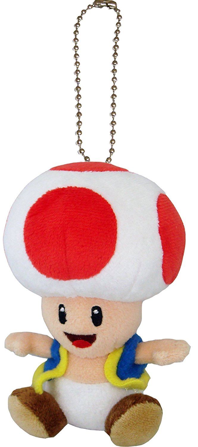 Super Mario Plush Series Plush Doll: Toad Mascot - Bitcoin & Lightning  accepted