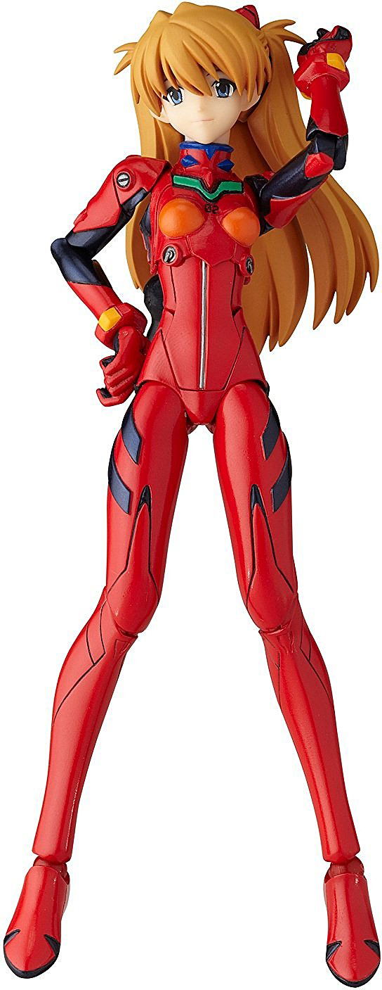 Fraulein Revoltech Series No. 021 - Neon Genesis Evangelion 1/10 Scale Pre-Painted PVC Figure: Shikinami Asuka Langley image 1