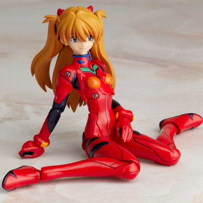 Fraulein Revoltech Series No. 021 - Neon Genesis Evangelion 1/10 Scale Pre-Painted PVC Figure: Shikinami Asuka Langley image 7