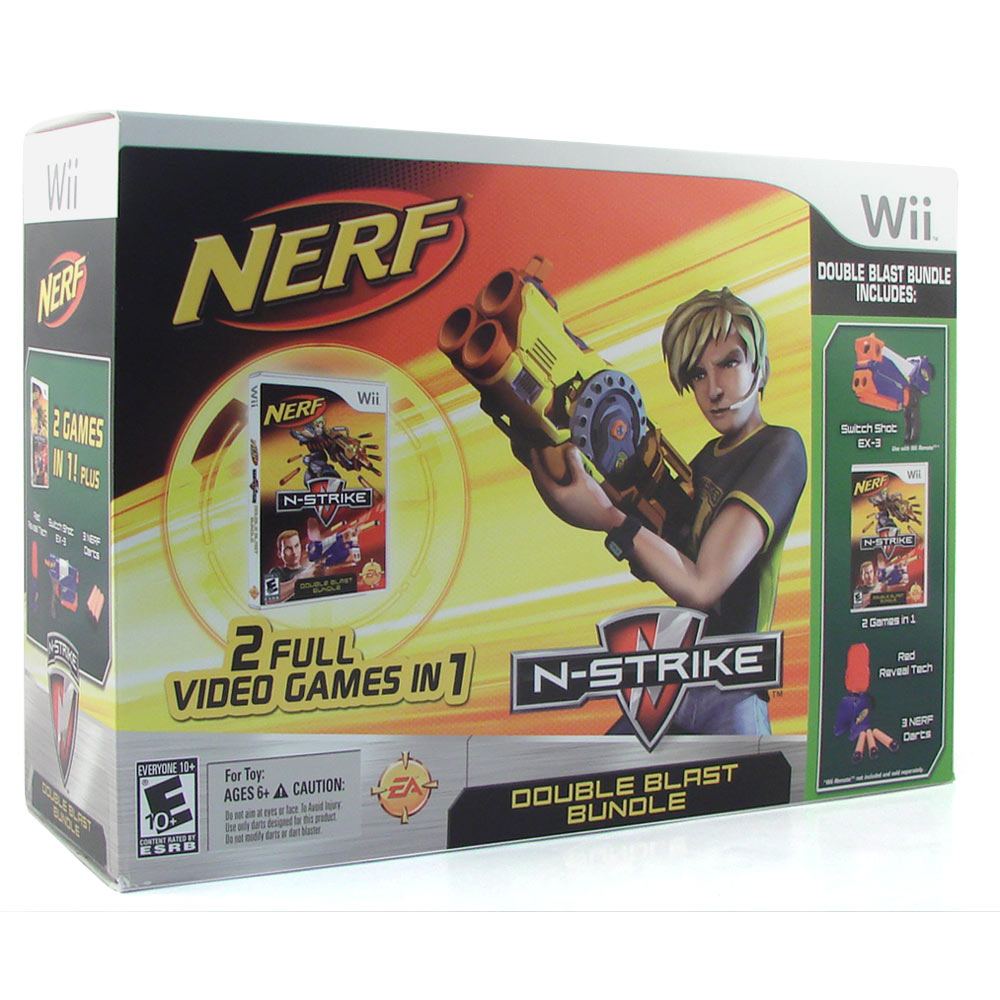 Nerf N-Strike Double Blast (w/ Scope) for Nintendo Wii - Bitcoin 