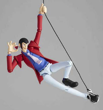 Revoltech Series No. 097 -     Lupin The 3rd Non Scale Pre-Painted PVC Figure:  Lupin The 3rd image 6