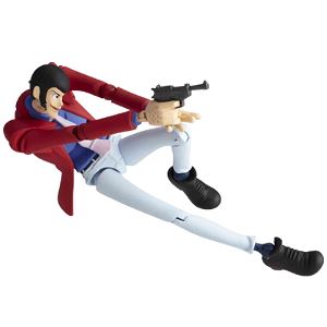 Revoltech Series No. 097 -     Lupin The 3rd Non Scale Pre-Painted PVC Figure:  Lupin The 3rd