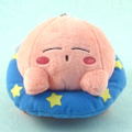 Sanei Kirby Star Mascot Key Chain: Sleeping Kirby thumbnail 2