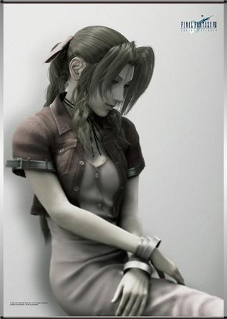 Final Fantasy VII AC  Wall Scroll Poster - Aerith image 1