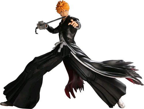 Bleach Play Arts Kai Pre-Painted Action Figure: Kurosaki Ichigo