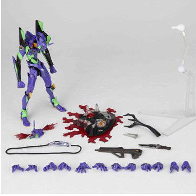 Revoltech Series No. 100 - Rebuild of Evangelion Pre-Painted PVC Figure: EVA Test Type-01 image 6