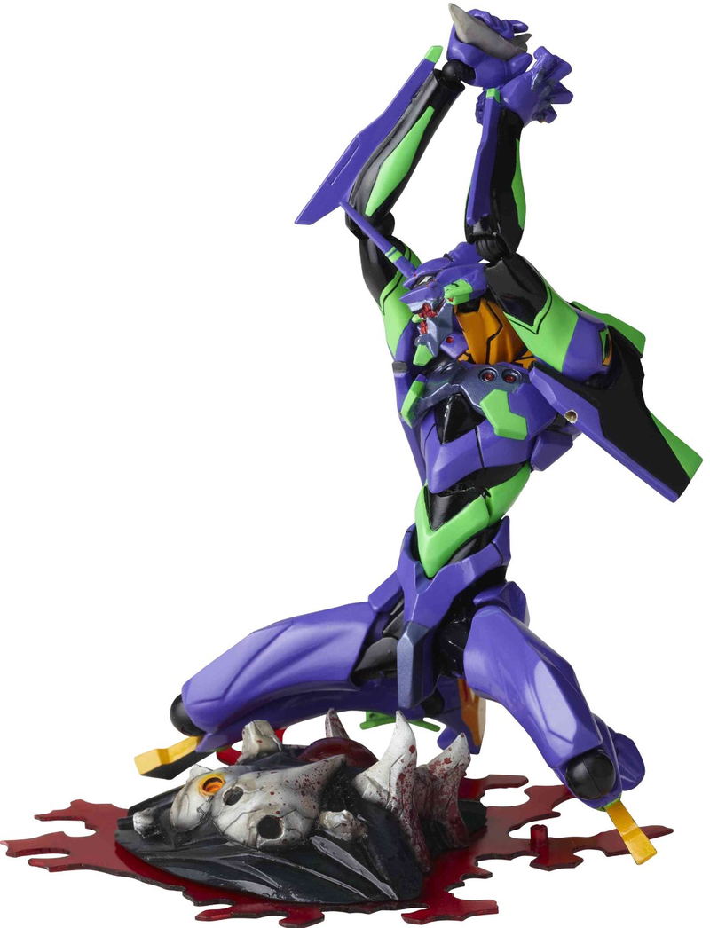 Revoltech Series No. 100 - Rebuild of Evangelion Pre-Painted PVC Figure: EVA Test Type-01 image 1