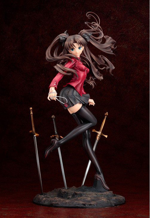 Fate/stay Night Unlimited Blade Works 1/7 Scale Pre-Painted PVC Figure: Tohsaka Rin image 5