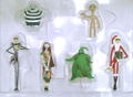 The Nightmare Before Christmas Pre-Painted Desktop PVC Figure (6 pieces) thumbnail 2