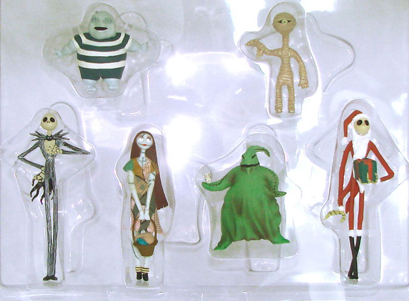 The Nightmare Before Christmas Pre-Painted Desktop PVC Figure (6 pieces) image 2