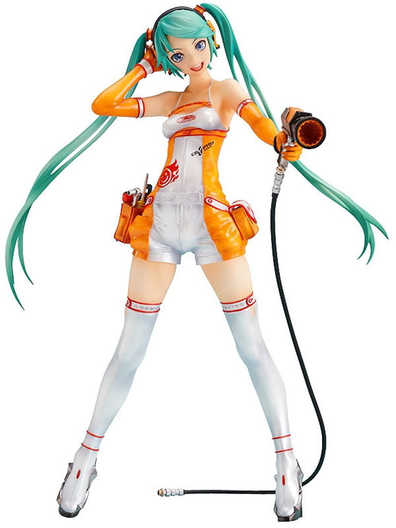 Vocaloid Miku Hatsune 1/8 Scale Pre-Painted PVC Figure: Racing Miku 2010 Ver. image 1