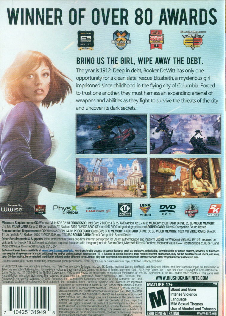 BioShock Infinite (DVD-ROM) image 2