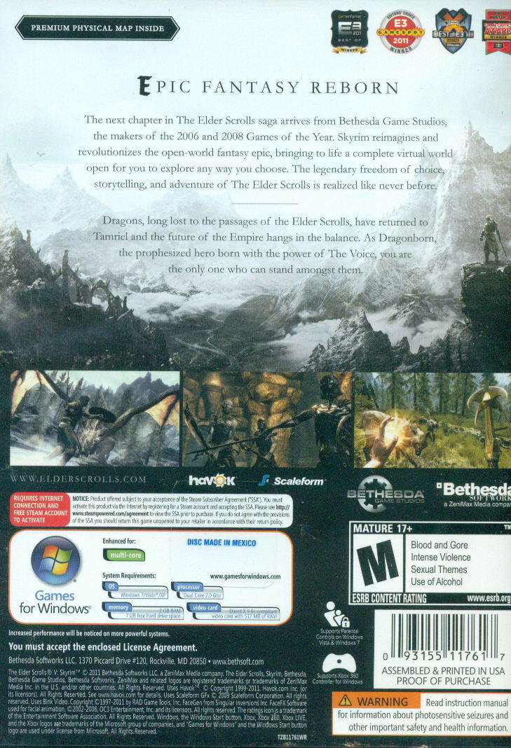 The Elder Scrolls V: Skyrim (DVD-ROM) image 2