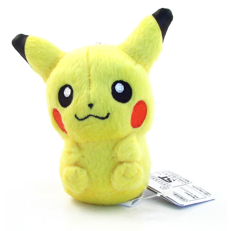 Banpresto Pokemon Best Wishes Key Chain Plush Doll: Pikachu image 1