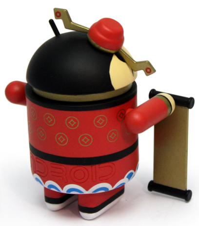 Google Android Non Scale Pre-Painted Vinyl  Mini Collectible:  Android God of Wealth Ver. (Asia Special Edition) image 3