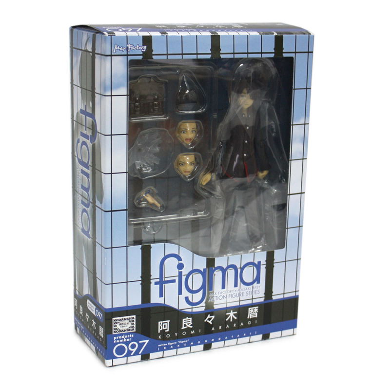 Bakemonogatari Non Scale Pre-Painted PVC Figure: figma Araragi Koyomi (Re-Run) image 7