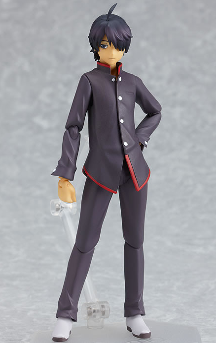 Bakemonogatari Non Scale Pre-Painted PVC Figure: figma Araragi Koyomi (Re-Run) image 3