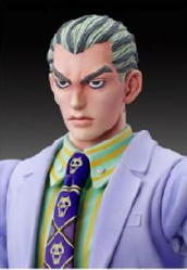 Super Figure JoJo's Bizarre Adventure Part 4 #26 Non Scale Pre-Painted PVC Figure: Yoshikage Kira 2nd (Hirohiko Araki Specify Color)