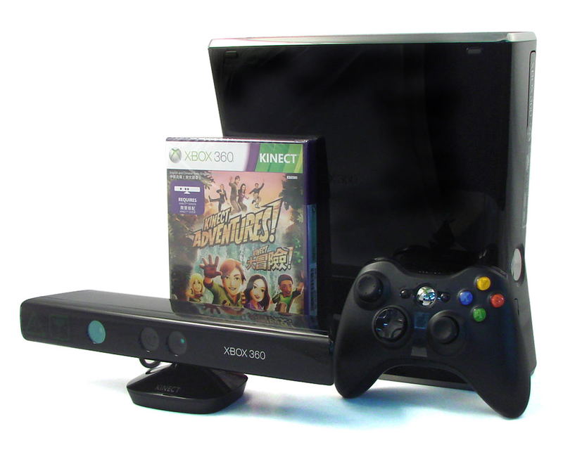 Xbox 360 Elite Slim Console (250GB) Kinect Bundle incl. Kinect Adventures image 2