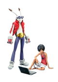 Summer Wars Non Scale Pre-Painted PVC Figure: Ikezawa Kazuma & King Kazuma thumbnail 1