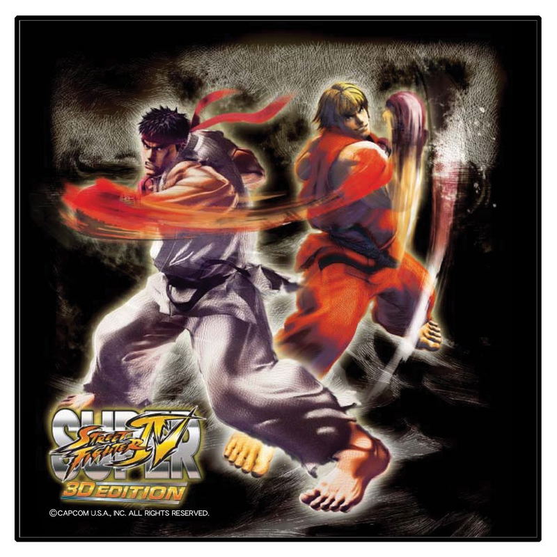 Super Street Fighter IV 3D Edition Cleaning Cloth 3DS (Ryu & Ken) image 2