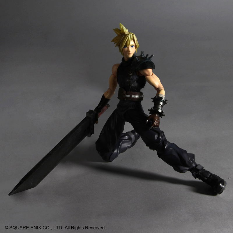 Dissidia Final Fantasy Play Arts Kai Pre-Painted Action Figure: Cloud image 5
