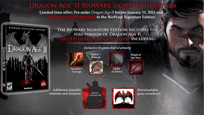 Dragon Age II (DVD-ROM) (Bioware Signature Edition) image 2