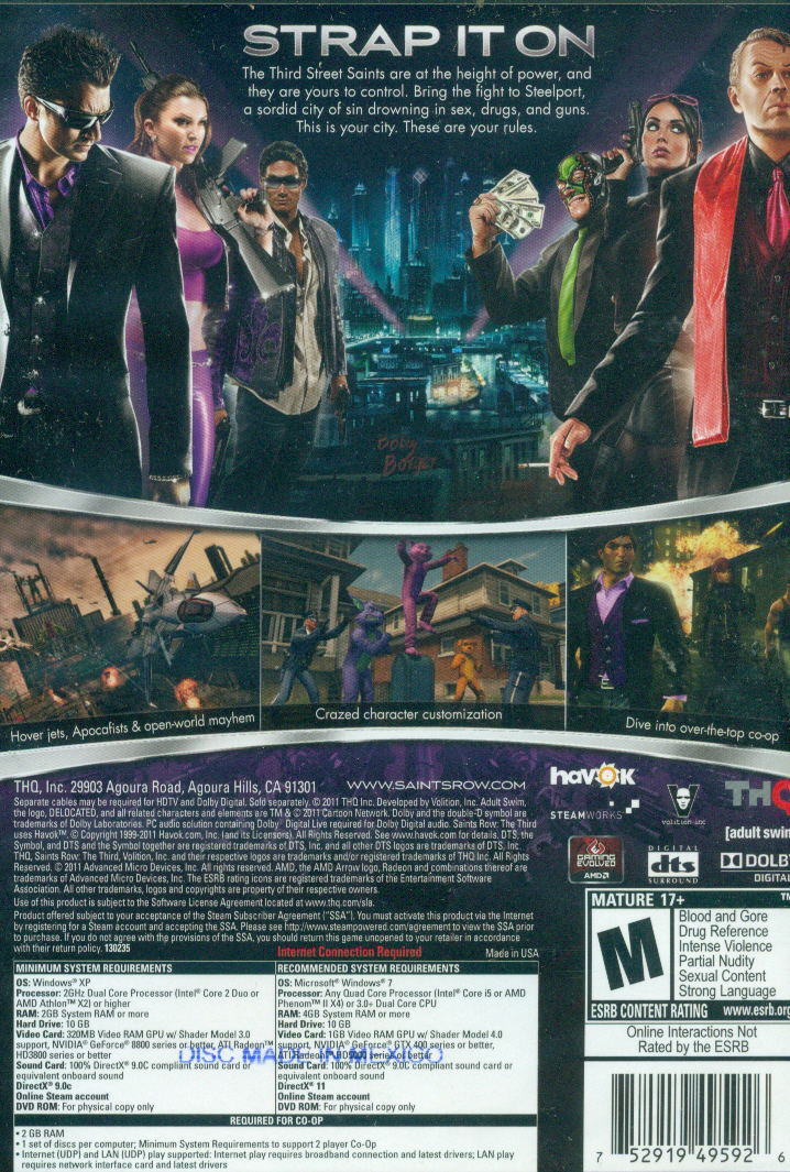 Saints Row: The Third (DVD-ROM) image 2