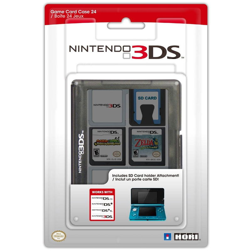 Nintendo 3DS Game Card Case 24 (Black) image 1