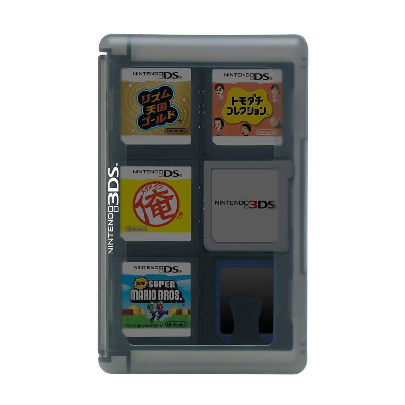 Nintendo 3DS Game Card Case 24 (Black) image 2
