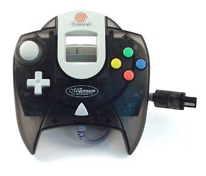 Dreamcast Controller (Millenium 2000 clear black Design)