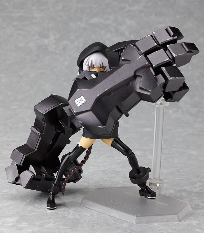 Black Rock Shooter Non Scale Pre-Painted PVC Figure: figma Strength image 5