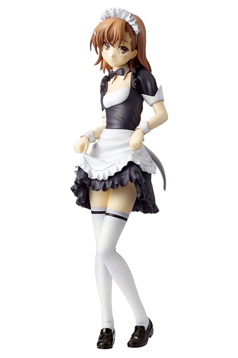 To Aru Kagaku no Railgun 1/6 Scale Pre-Painted PVC Figure: Misaka Mikoto (To Aru Maidosugata no Railgun) image 1