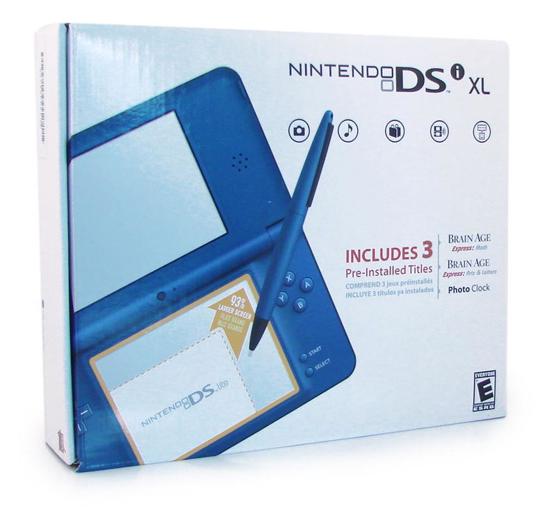 Nintendo DSi XL (Midnight Blue) image 1