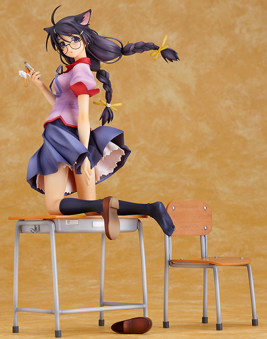 Bakemonogatari 1/8 Scale Pre-Painted PVC Figure: Hanekawa Tsubasa (Good Smile Ver.) image 3